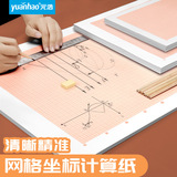Бумага с сеткой Yuanhao формата А3А2, стандартная для студентов бумага для расчетов формата А4, чертежи архитектурного дизайна, масштабно-координатная бумага