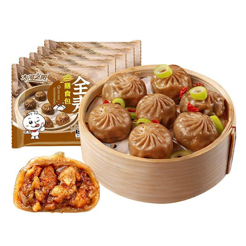 Buckwheat Steamed Buns, Thin-skinned Konjac Chicken Buns, Leek Meal Replacement Breakfast, Quick-frozen Semi-finished Products, Whole Wheat Eggs, Ready-to-eat Whole Grains