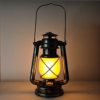 Cross-border Amazon charging bar table lamp decoration atmosphere lamp retro lantern outdoor camping lamp table lamp lantern