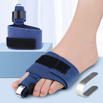 Toe fixing belt adjustable fixing splint single finger bending bow aluminum plate support protector toe guard
