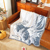 Customized Japanese Cotton Thread Blanket, Anti-Cat Scratch Sofa Blanket, High-End Gift Blanket, Jacquard Tapestry, Thickeneded Casual Blanket