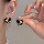 Серебряная игла 925 пробы, корейская версия французских жемчужных сережек с темпераментом, высококачественные серьги с цветами любви, универсальные серьги для женщин оптом mini 17