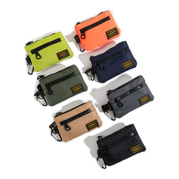 Trendy Fashion Men's and Women's Small Hanging Bag Casual All-match Oxford Cloth Workwear Coin Purse Simple Keychain Bag Card Bag