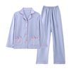 2025 Autumn New Cross-Border Popular Cool Cotton Stretch 200g Maternity Homewear Set for Pregnant Women and Mothers