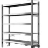 Stainless Steel Shelf Storage Rack Multi-Layer Household Kitchen Shelf Cabinet Multi-Functional Storage Rack Floor-Standing Storage Shelf