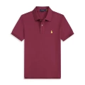 Polo short sleeves [burgundy yellow label]