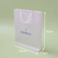 Blue label shirt/clothes handbag 40*30*7cm