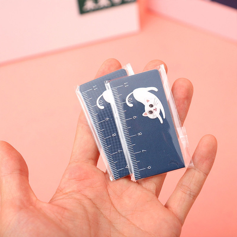 Magnetic bookmark ruler foldable creative stationery students every exam must pass the book page folder Creative Gifts Wholesale