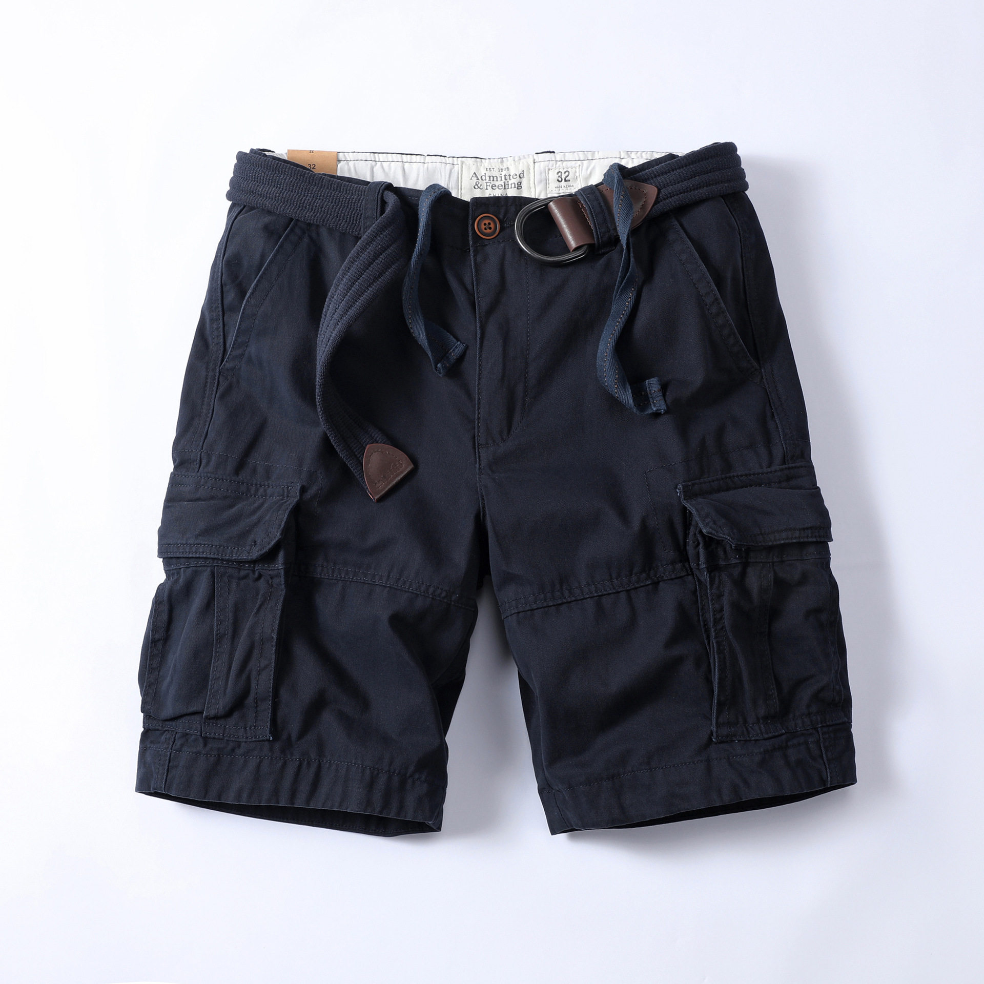 2021新款男士运动短裤潮流休闲宽松多口袋男裤厂家批发短裤