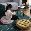 Modern Simple Japanese Style Thickened Tatami Futon Round Cushion Dutch Velvet Solid Color Bed and Breakfast Bay Window Cushion Wholesale