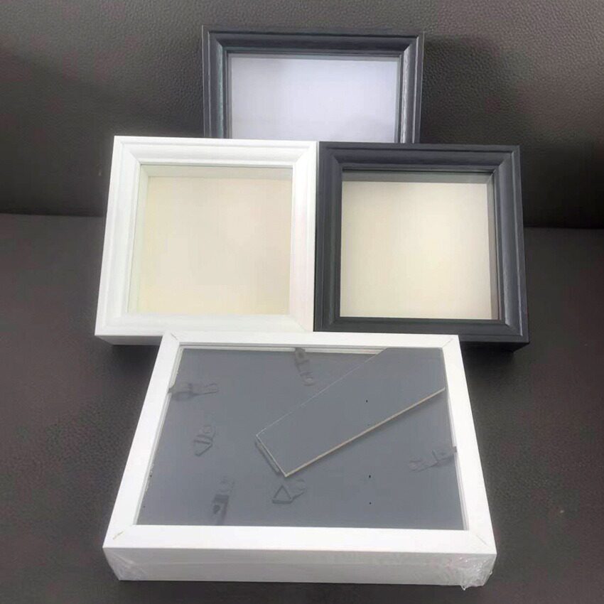 New Real Glass Hollow 2.2 Butterfly Specimen Photo Frame Creative Tabletop Decorative Picture Frame European Simple Style Ornament