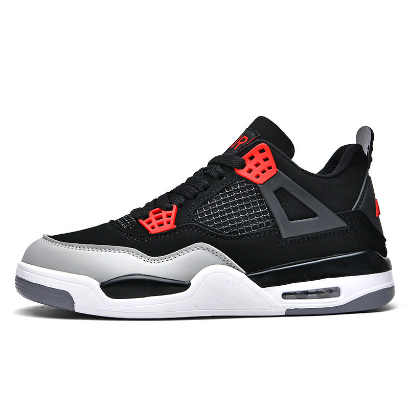 Putian aj4 summer hot lava electric mother sports shoes Paris Oreo men's and women's air cushion actual basketball shoes