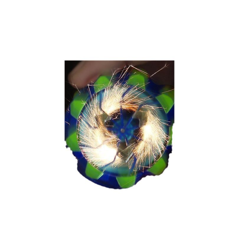 Fireworks Top Toy Children Boys and Girls Primary and Secondary School Students Battle Plate Rotating Luminous Colorful