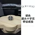 Diamond round head cross flower