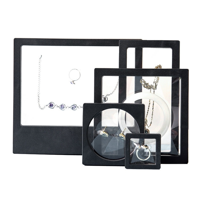 Transparent PE film suspension box jewelry play display box wear a box spot wholesale