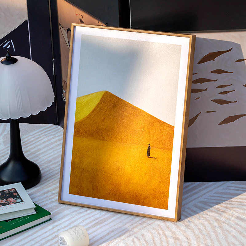 Casual Thin Narrow Edge Aluminum Alloy Painting A3A4 Frame Framed Photo Frame Wall Hanging Frame Advertising Poster Puzzle Wall Hanging Frame