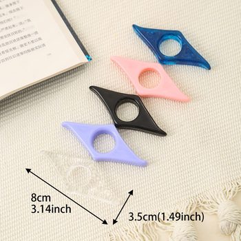 Popular Shein Amazon Temu Best-Selling Thumb Book Support Acrylic Press Bookmark Book Reading Aid