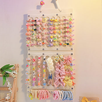 Children's Hairpin Storage Wall Hanging Girls Hairband Hairpin Headband Wall Hair Accessories Wall Jewelry Jewelry Box Bag Box
