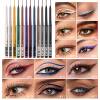 LANGMANNI new 12-color single eyeliner glue pen cross-border for full hosting temu rotating eyeliner pen