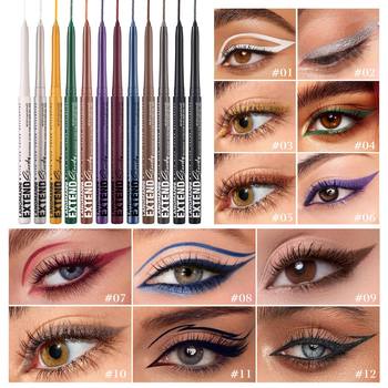 LANGMANNI new 12-color single eyeliner glue pen cross-border for full hosting temu rotating eyeliner pen