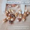 Natural shell conch perforated white corn snail DIY handmade jewelry necklace bracelet jewelry accessories material manufacturers