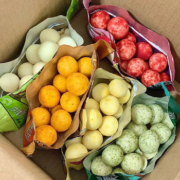 Salted Egg Yolk Mustard Flavored Macadamia Nuts 500g Small Package Nuts Roasted Seeds and Nuts Casual Snacks Non-Oil