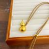 Gold shop with high color ancient method sand silk gourd pendant new Chinese tide gourd pendant wholesale