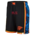 Thunder black 25 city shorts heat pressed