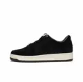 Black suede
