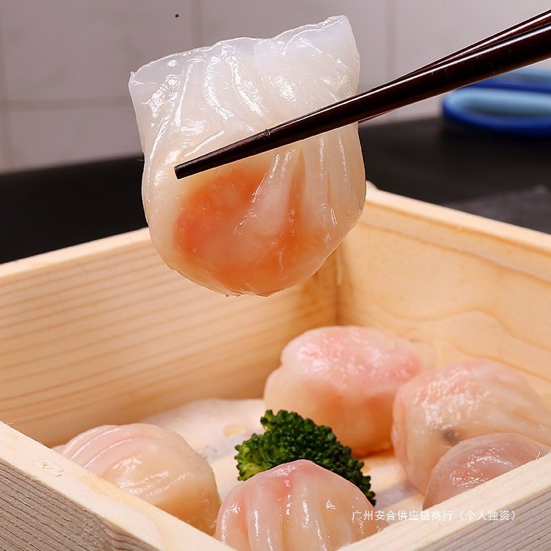 Freshly Delivered Shrimp Dumplings, 50 Pieces of Crystal Shrimp Dumplings, Hong Kong Style Cantonese Dim Sum, Morning Tea, Red Rice Sausage, Crystal Shrimp Dumplings, Free Shipping