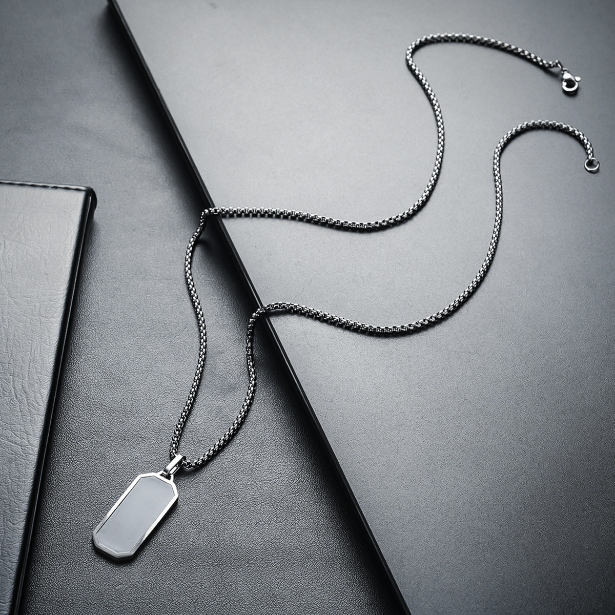 项链男钛钢不掉色简约百搭饰品女毛衣链新款时尚个性爆款嘻哈配饰