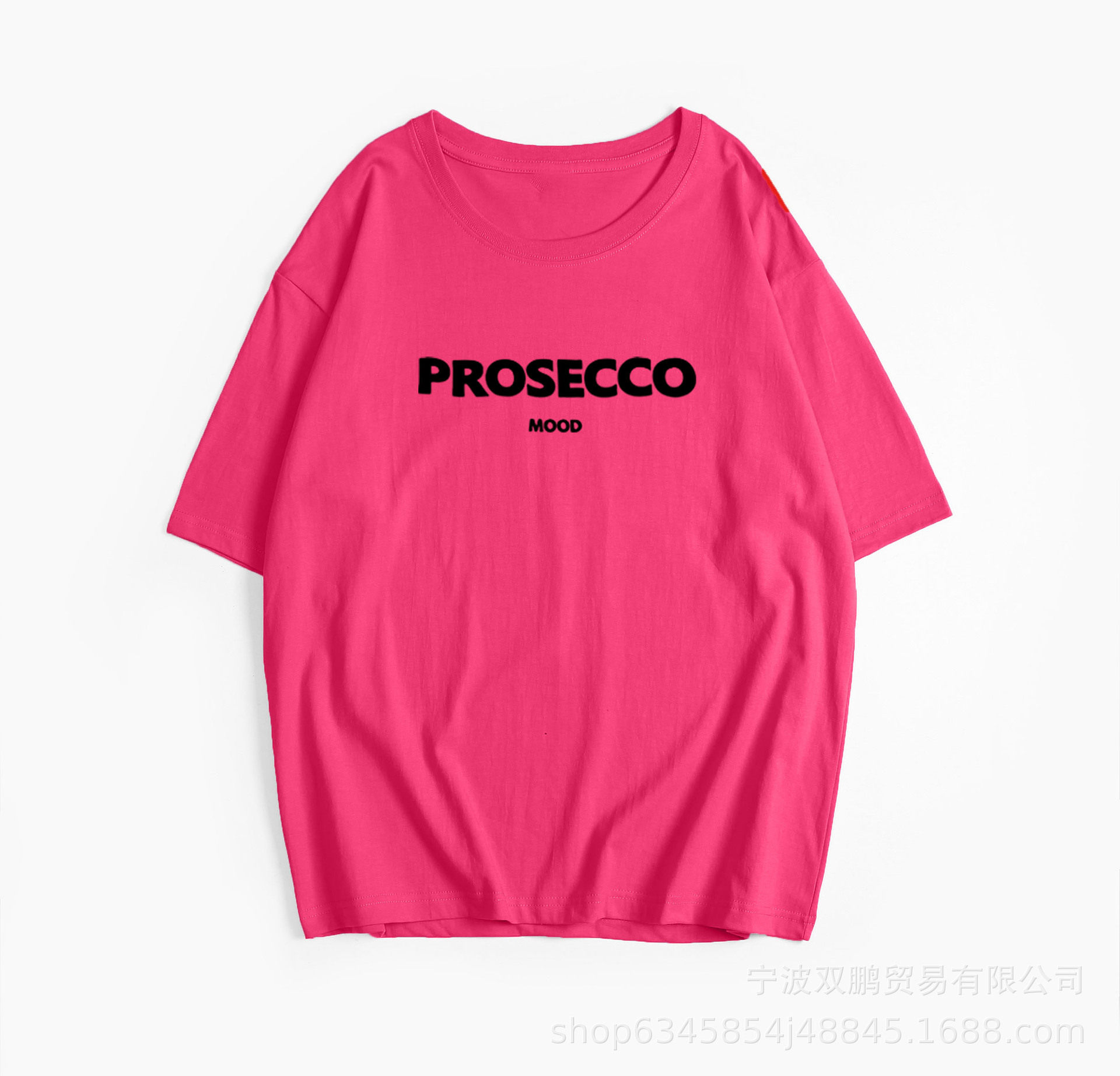 Womens Loose Fit Cotton T Shirt American Letter Print Round Neck Short Sleeve Casual Everyday Wear Wholesale
