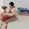 Japanese-Style Milk Velvet Composite Blanket, Waffle Blanket, Fleece Blanket, Leisure Blanket, Nap Blanket, Ultra-Soft Design