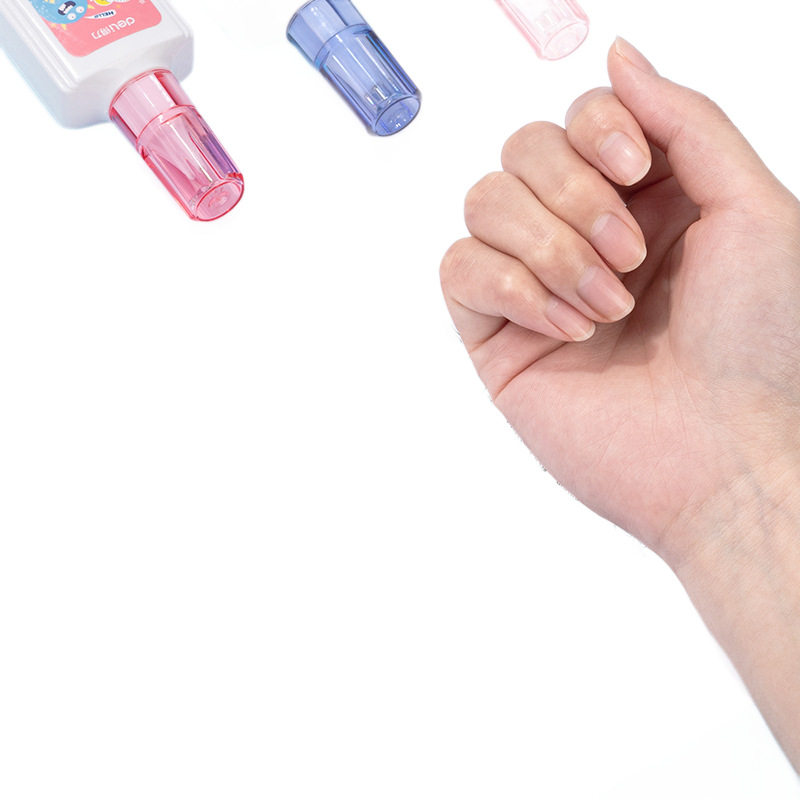 Deli Correction Fluid Pen Brush Dual-Purpose Correction Fluid for Primary School Students and Kidsren to Use Traceless Word Removal and Elimination Fluid Correction Fluid