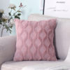 Pv Velvet Rhombus New Special Embroidered Geometric Plush Pillowcase Simple Pure Color Home Winter Sofa Pillowcase
