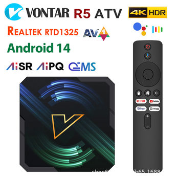 Vontar R5 Atv Android14 Realtek1325 Cpu with A55 Network Player