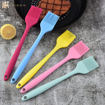 Large Silicone Brush Integrated Food Grade Barbecue Brush Nordic Style Temperature Resistant Bread Sweep Baking Tools Pancake Brush