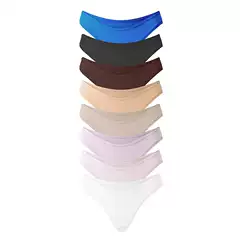 Sk*M Kardashian's Same Thong Briefs Cross-Border Week Pants, High Elasticity, Breathability, Naked Feeling, Antibacterial Crotch Bottom Briefs