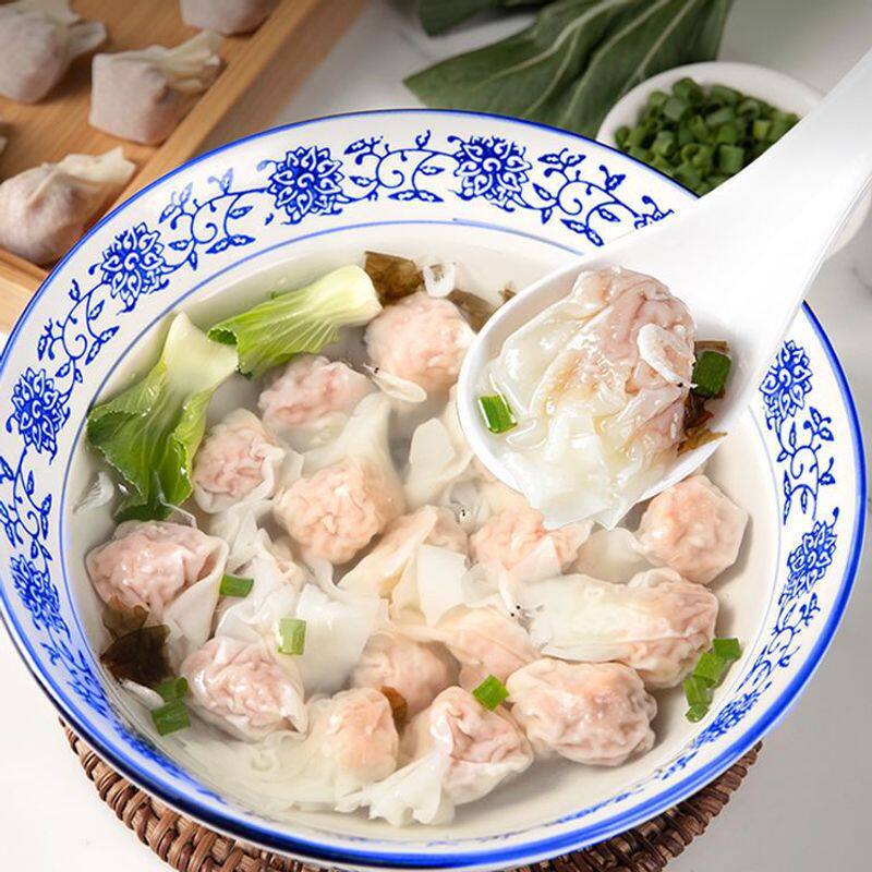 Shaxian Small Wontons Breakfast Instant Snacks Dumplings Handmade Wontons Flat Meat Wontons Fresh and Convenient Pure Delivery Service
