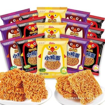 Indonesian Crispy Chicken Noodles Whole Box Dry Noodles Office Spicy Internet-Famous Childhood Snacks Casual Palm Crispy