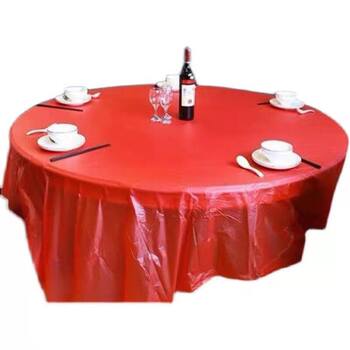 [10-100] disposable tablecloth tablecloth thickened plastic round table square banquet wedding rectangle