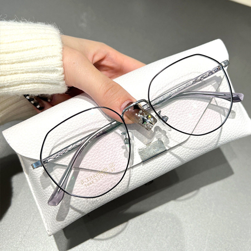 Mirror a Popular Myopia Glasses Wholesale T848 Plate Glasses Frame for Men and Women Without Makeup Popular Glasses Frame