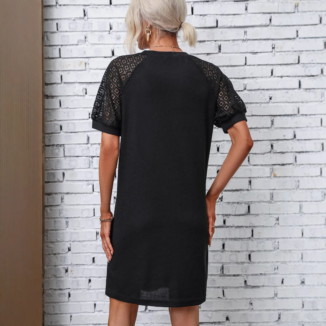 Casual Solid Color Dress Versatile Style Comfortable Fit Perfect for Everyday Wear Wholesale Available