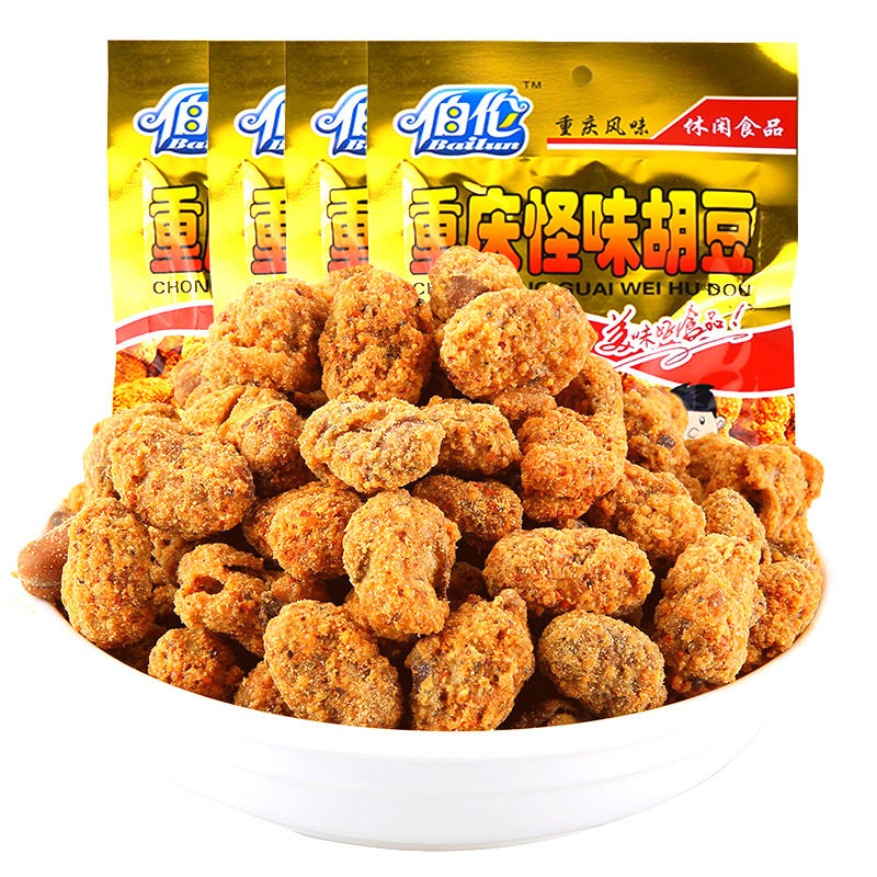 Chongqing specialty strange flavor Hu bean strange flavor bean broad bean small packaging snack snacks School supermarket food wholesale