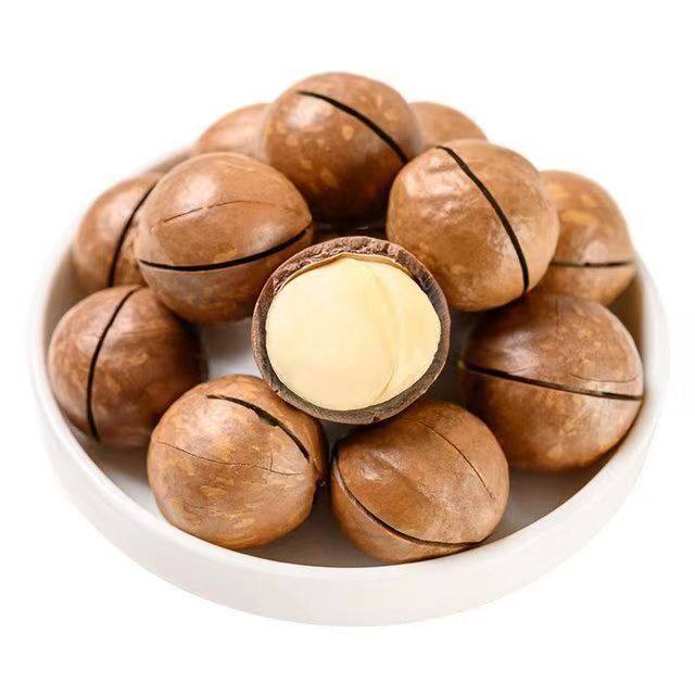 Macadamia Nut Manufacturer Delivers Creamy 500g Thin-Skinned Walnut Opening Snacks Macadamia Nuts Wholesale Spot