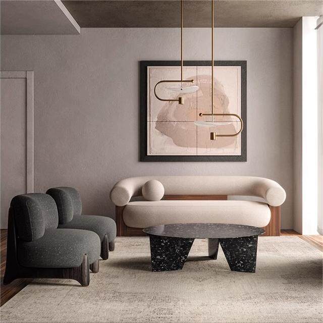 Nordic Light Luxury Modern Designerเดี่ยวสามคนโซฟาไม้เนื้อแข...