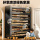 Стальной шкаф для обуви, встроенный в стену, пылезащитный стеллаж для обуви, бытовой вход, многослойный вход от пола до потолка, шкаф для хранения с откидной дверью на крыльце mini 3