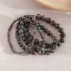 Cross-border 8mm Natural Flame Stone Bracelet Men's Stretch Bracelet Batch Trend Aggressive Round Bead Bracelet