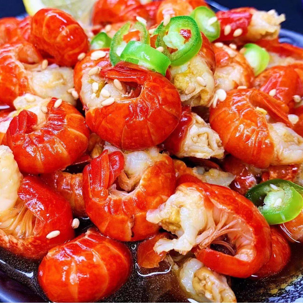 Frozen Live Lobster Tails with Shells, No Ice Coating, Quick-Frozen Shrimp Tails, First-Grade Shrimp Balls, Crayfish, Commercial-Grade Raw Large Shrimp, Prawns