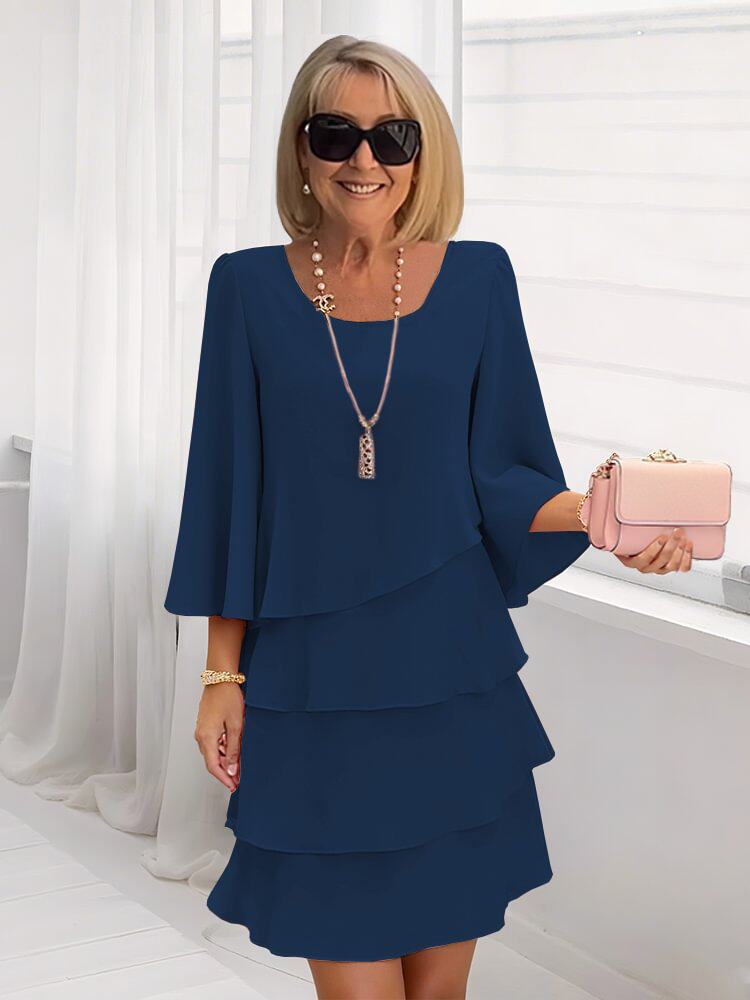 Fashionable Womens Cake Dress Loose Fit Round Neck Spring Summer Style Perfect for Casual Occasions Wholesale